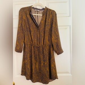 Babaton Dress Gray Gold
